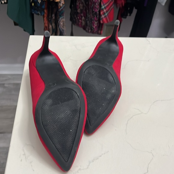 A New Day Red Suede Pumps - Picture 4 of 4